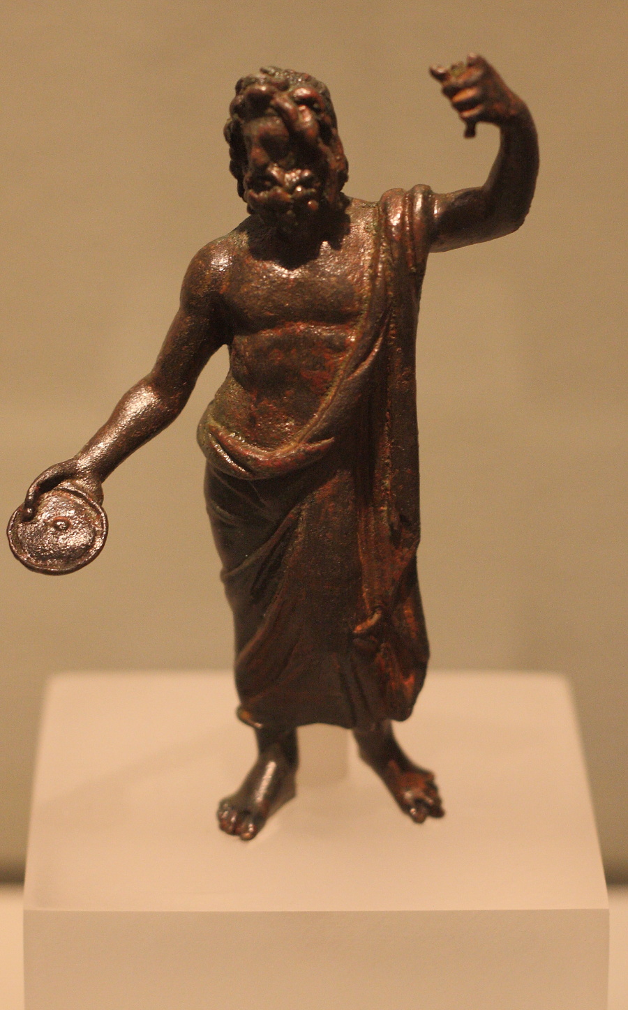 Statuetta in bronzo di Zeus Volos Museum