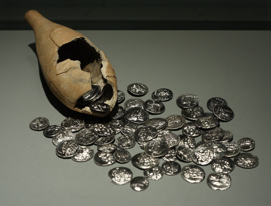 Silver Coins Demetrias Theater Volos Museum